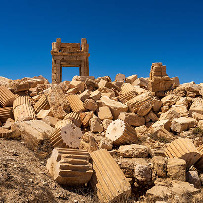 Ruins of a Greek temple